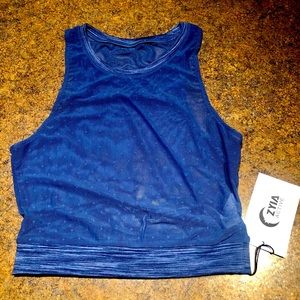 Calm Blue Luxe Strappy Bra Set - Tank ONLY!